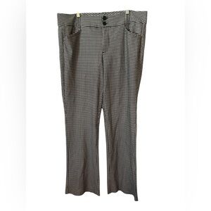 Torrid Black and White Houndstooth‎ Trouser Bootcut  Pants Size 20